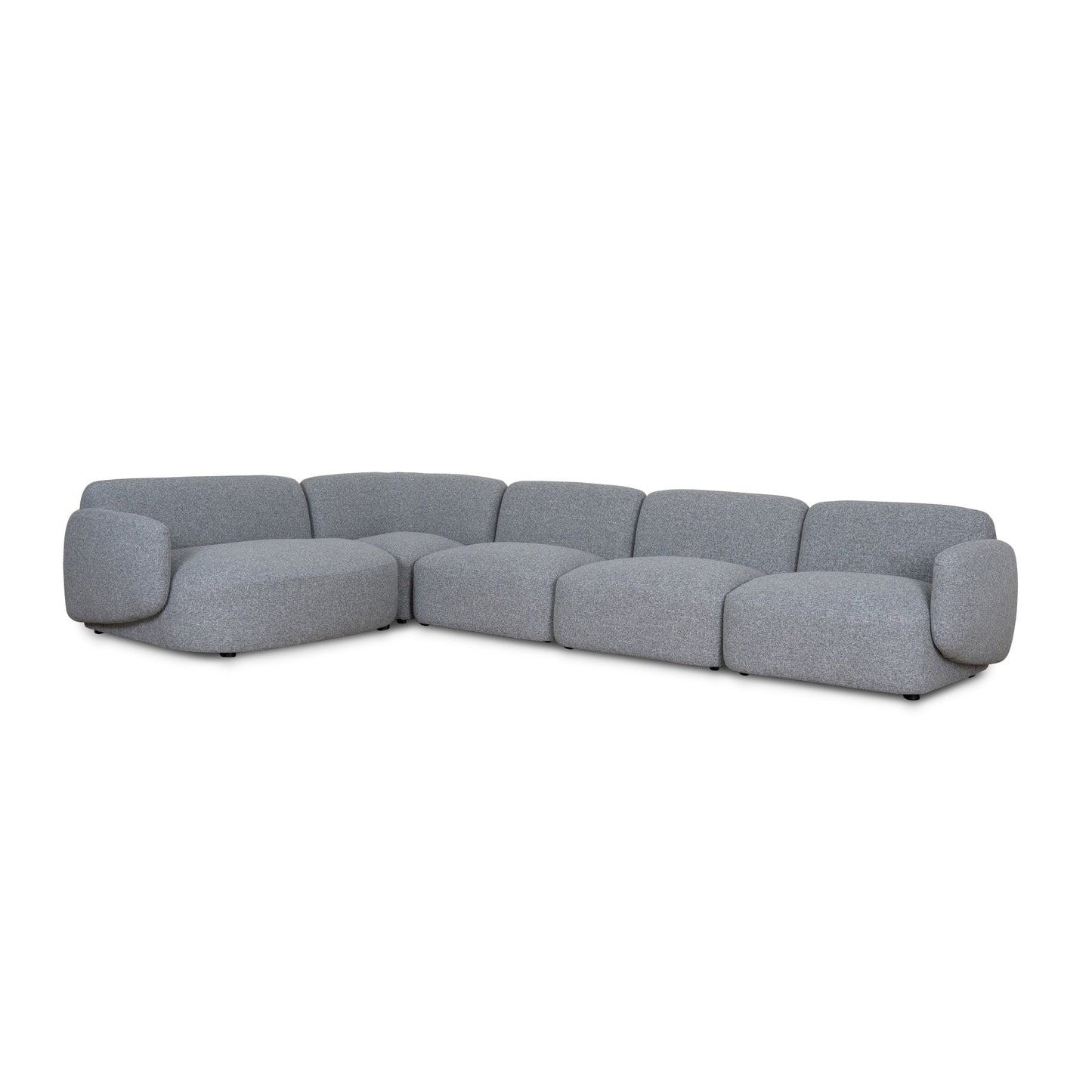 CLC8966-KSO Left Chaise Modular Sofa - Glacier Grey