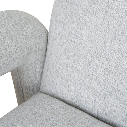 CLC8969-KSO Fabric Armchair - Cloud Grey