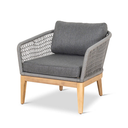 4pcs Outdoor Lounge Set - Grey