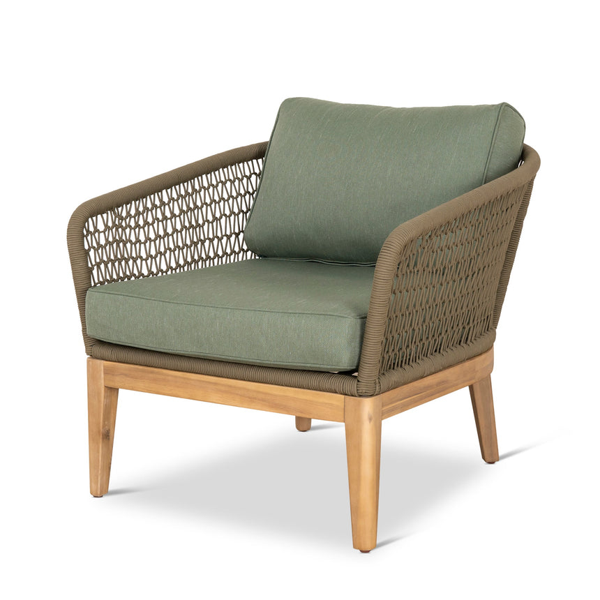 4pcs Outdoor Lounge Set - Royal Stone Green