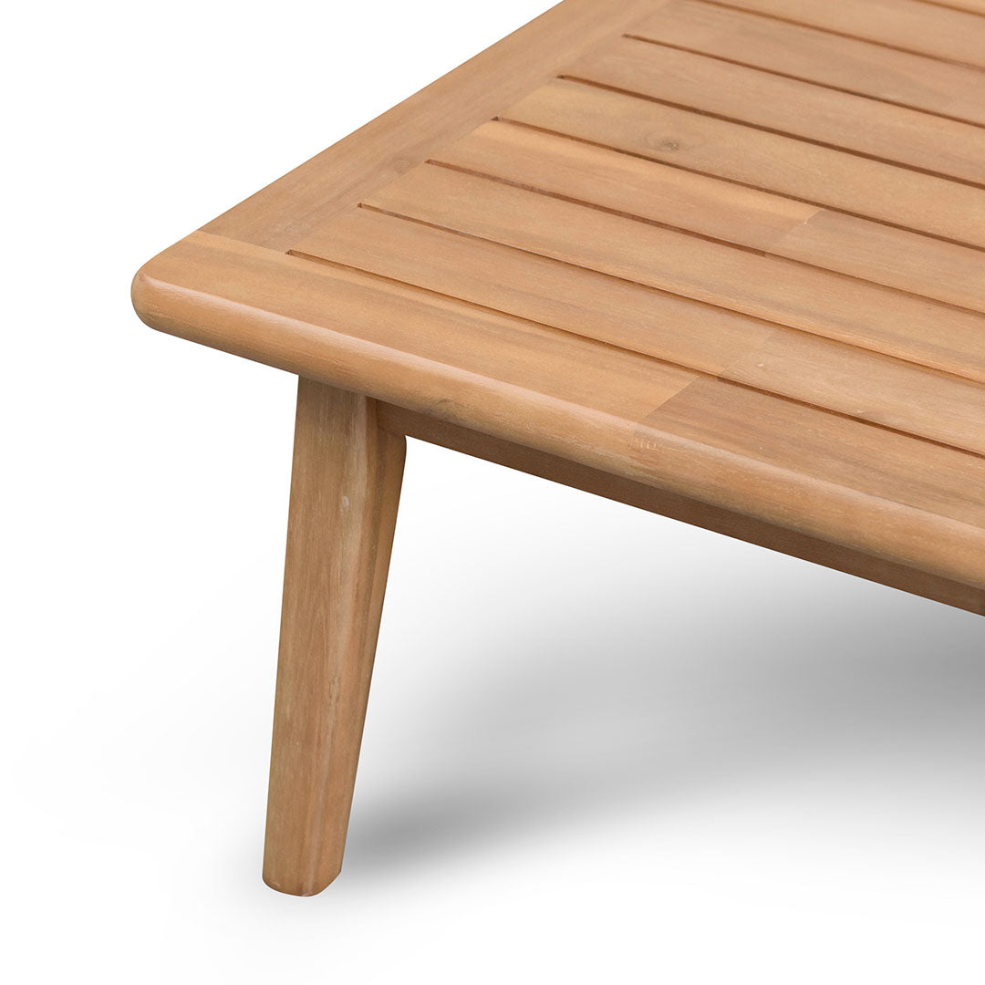 Arlene 4-Piece Outdoor Lounge Set – Natural Acacia – view 11