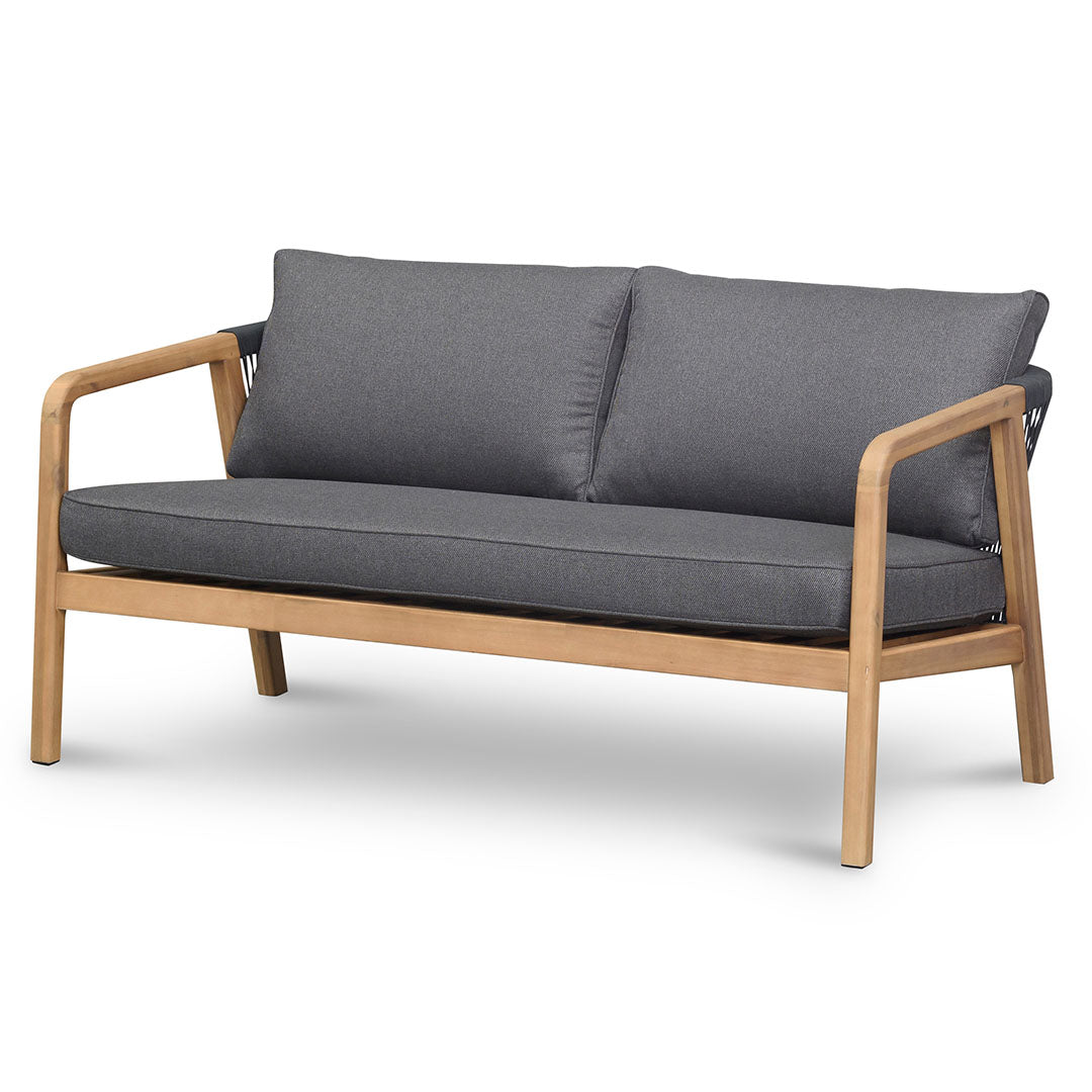 Arlene 4-Piece Outdoor Lounge Set – Natural Acacia – view 5