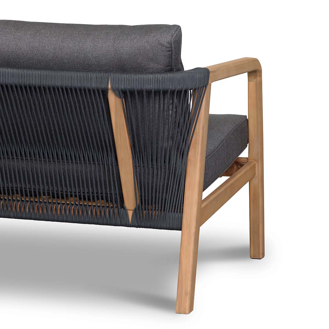 Arlene 4-Piece Outdoor Lounge Set – Natural Acacia – view 8