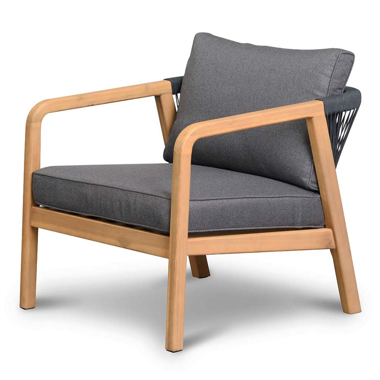 Arlene 4-Piece Outdoor Lounge Set – Natural Acacia – view 12