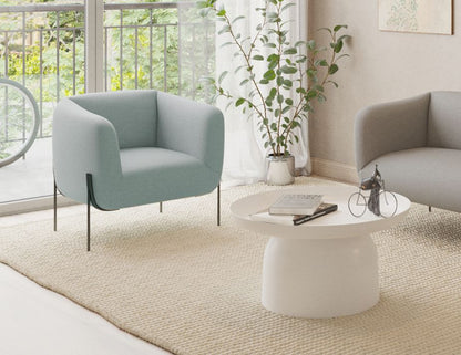 Belle Lounge Chair - Sky Blue