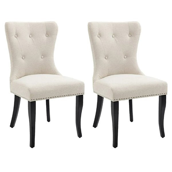Lugano Dining Chair Set of 2 - Natural