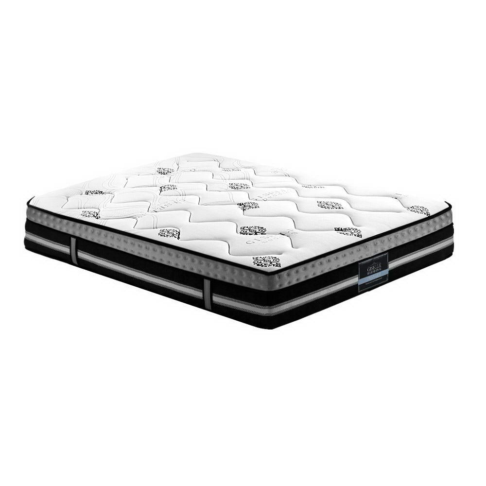 Giselle Bedding Galaxy Euro Top Cool Gel Pocket Spring Mattress 35cm Thick Queen