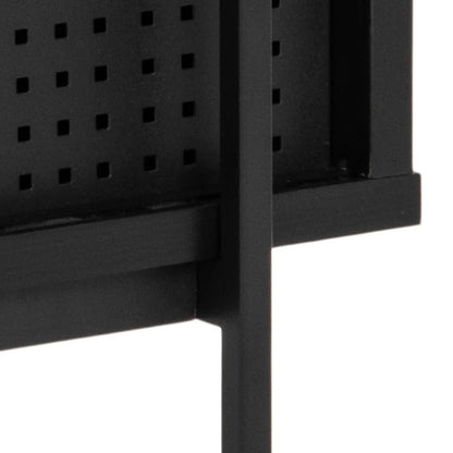 Manrek 94cm Wooden Display Unit - Black