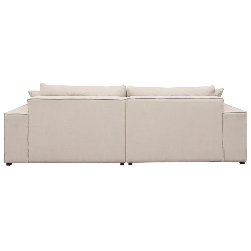 Midtown 4 Seater Sofa - Natural Linen