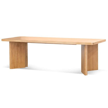 Munoz 2.4m Elm Dining Table - Natural