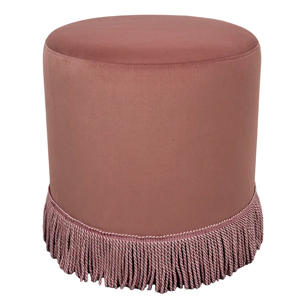 Nemi Stool - Soft Pink Velvet