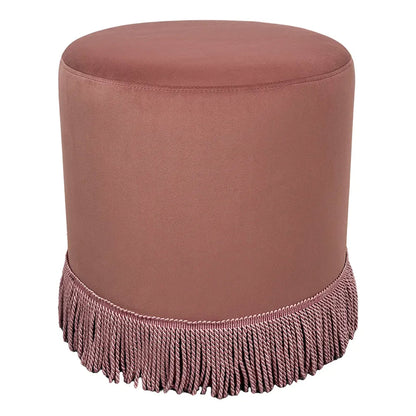 Nemi Stool - Soft Pink Velvet