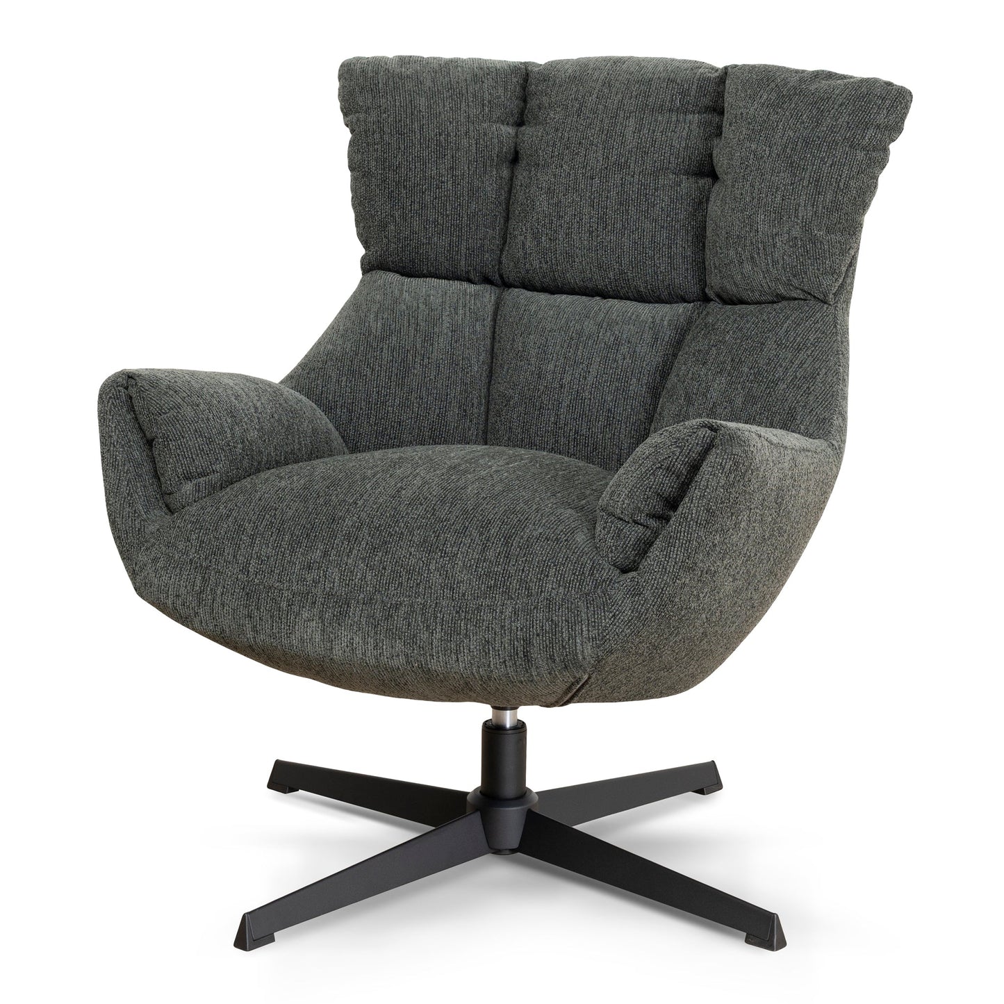 COC10288-LF Swivel Armchair - Dark Fern Green