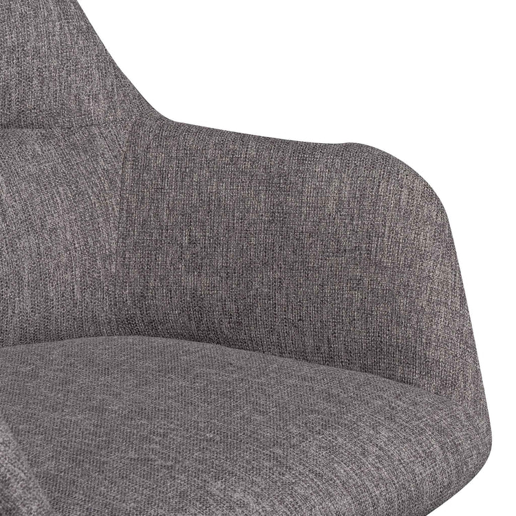 Osian Fabric Office Chair – Lead Grey – view 8
