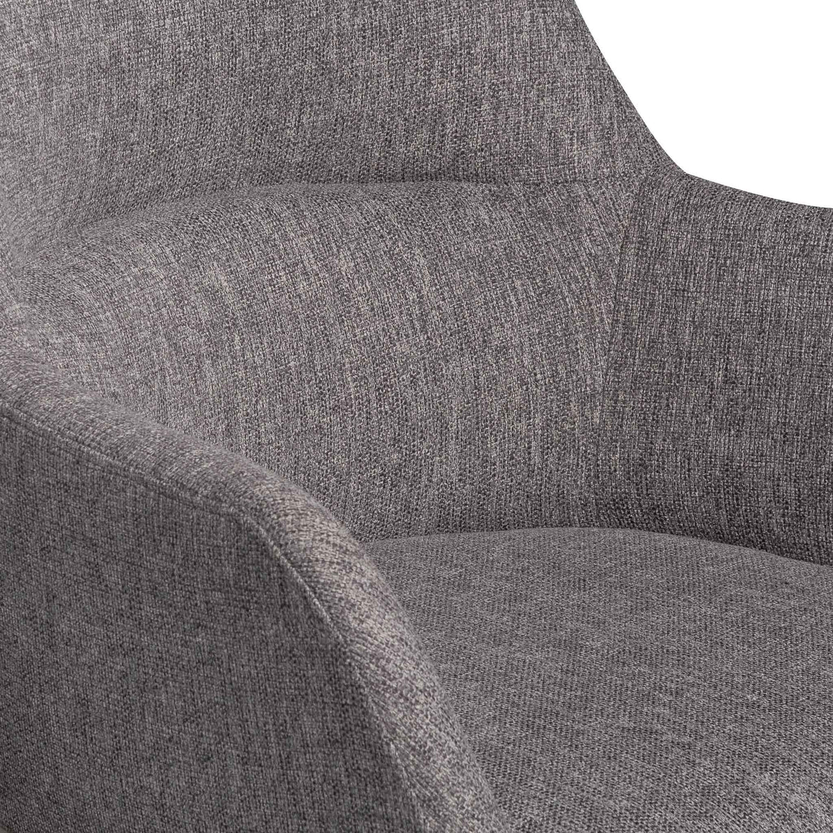 Osian Fabric Office Chair – Lead Grey – view 9