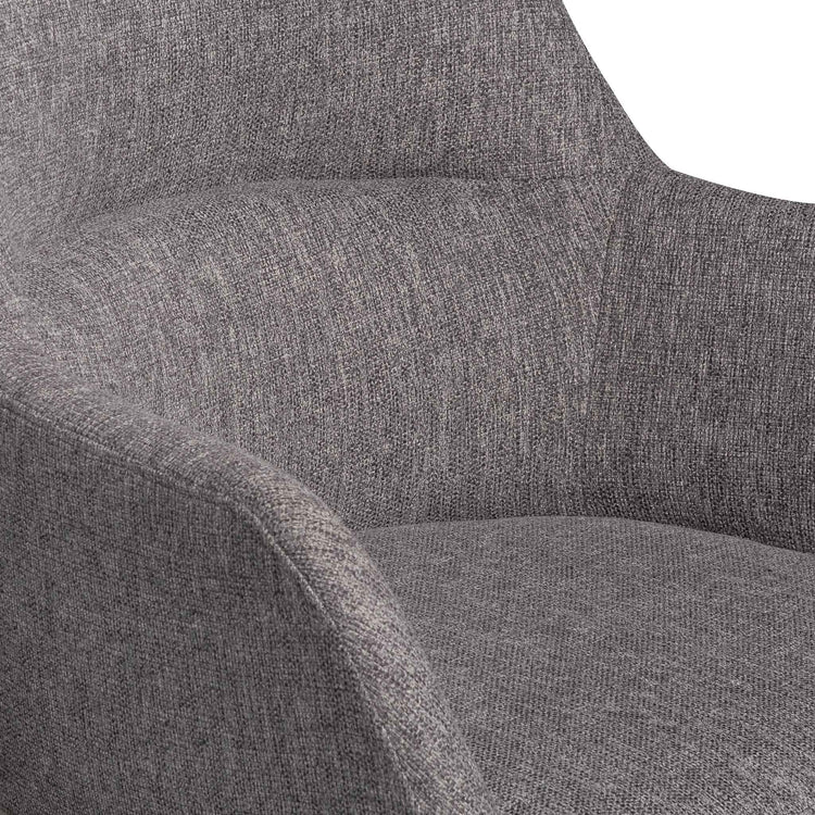 Osian Fabric Office Chair – Lead Grey – view 9