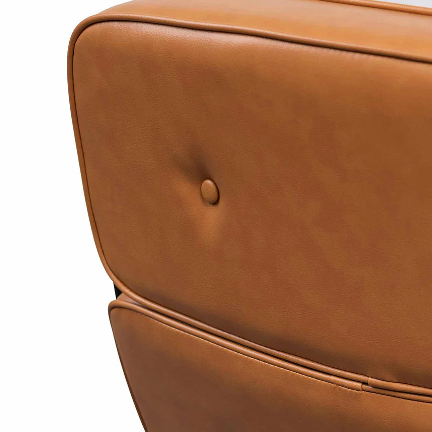 Gustav Adjustable Office Leather Chair - Honey Tan