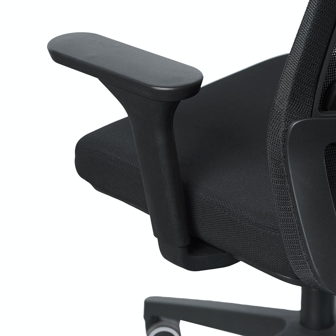 Walther Mesh Office Chair – Full Black – view 6