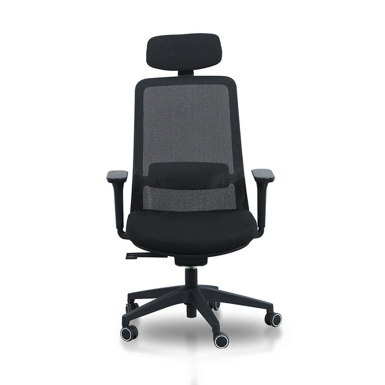 Walther Mesh Office Chair – Full Black – view 3