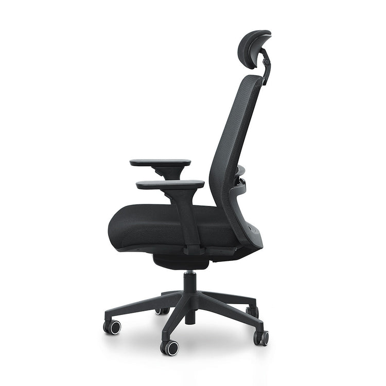 Walther Mesh Office Chair – Full Black – view 7