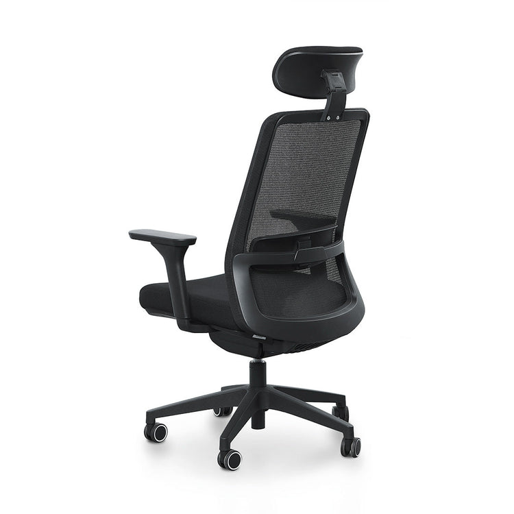 Walther Mesh Office Chair – Full Black – view 11