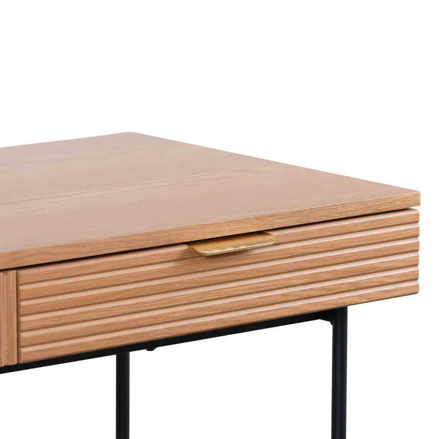 Designer Home Office Desk - Dark Oak