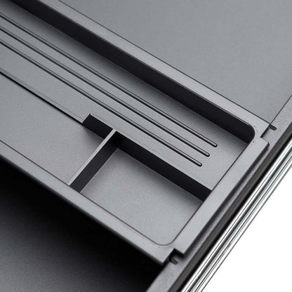 3 Drawers Slim Mobile Pedestal - Black