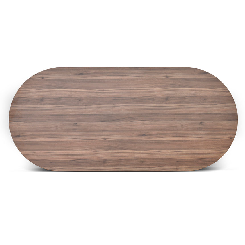 Oval Meeting Table - Walnut