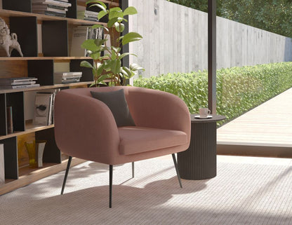 Amour Lounge Chair - Blush Pink