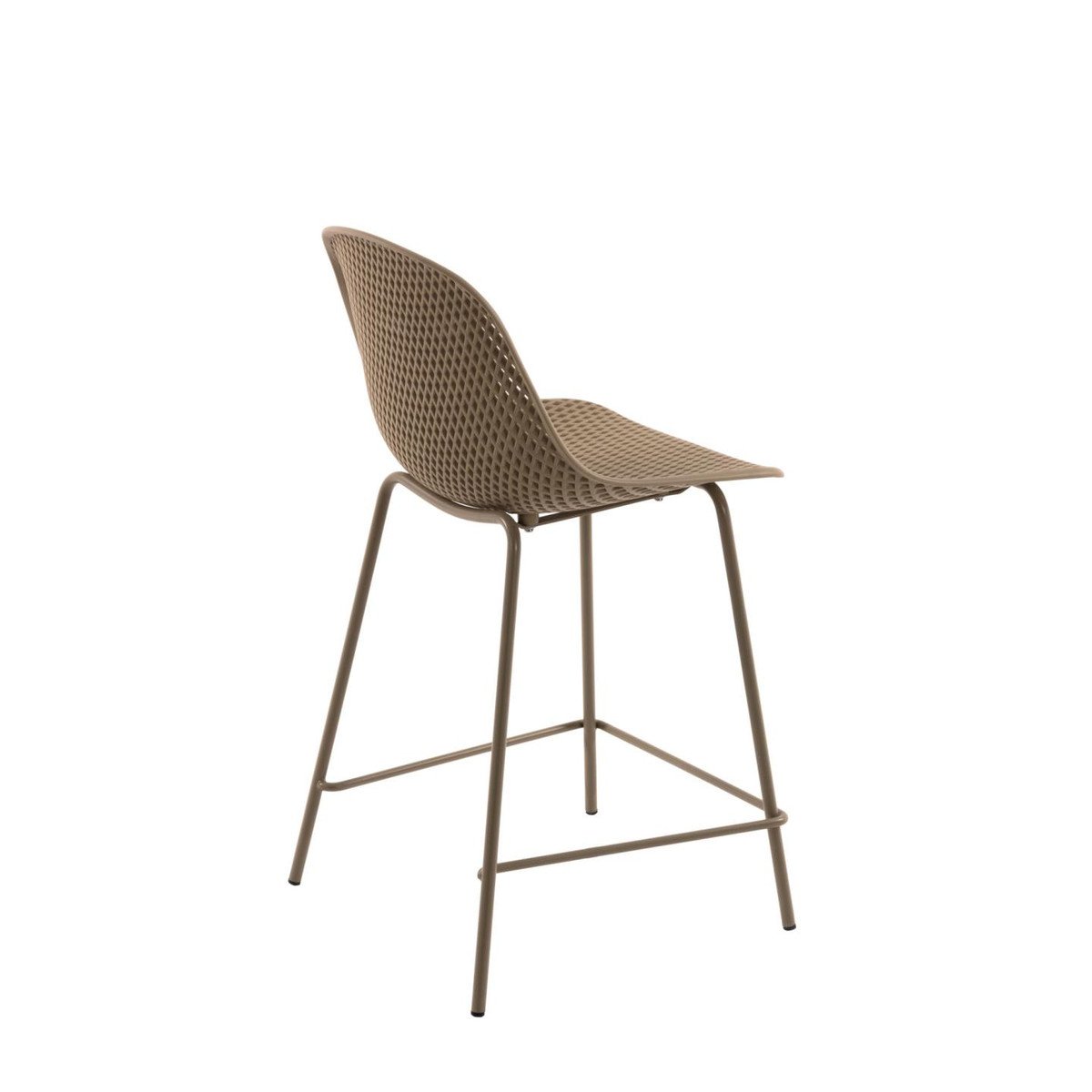Quinby Outdoor Bar Stool - Beige