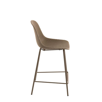Quinby Outdoor Bar Stool - Beige