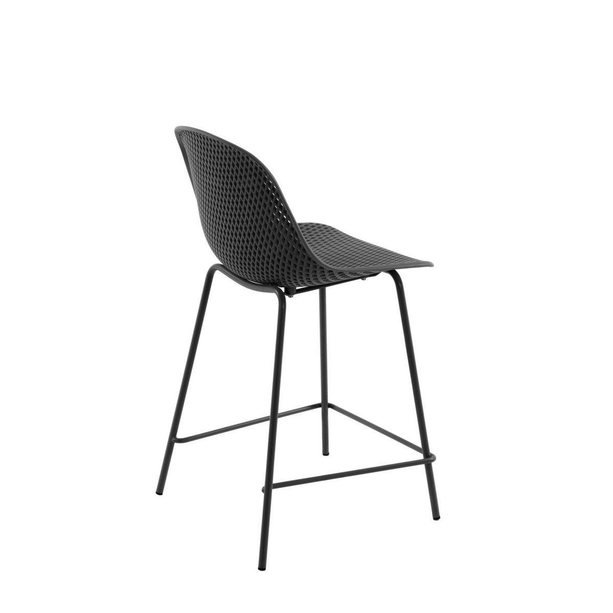 Quinby Outdoor Bar Stool - Black