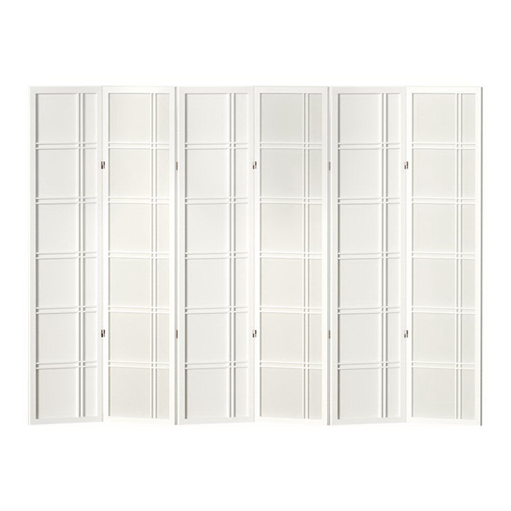 Artiss 6 Panel Room Divider Screen 265x179cm Nova White