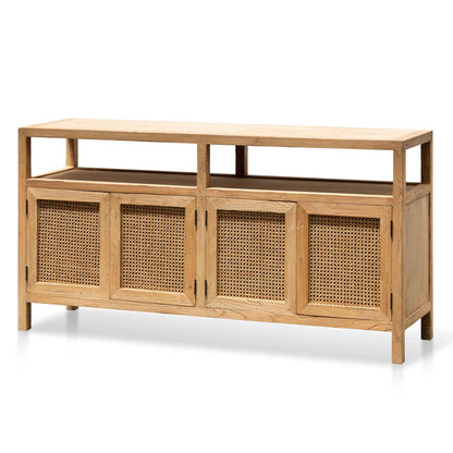 Sideboard Unit - Natural with Rattan Doors