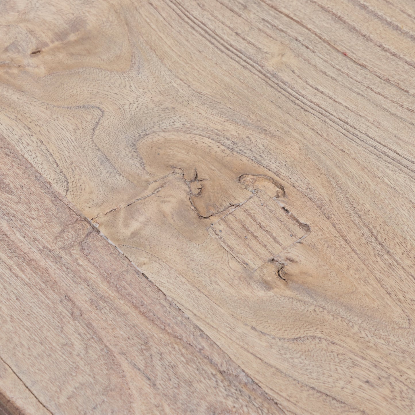 Titan Reclaimed 2.4m ELM Wood Dining Table - Rustic Natural