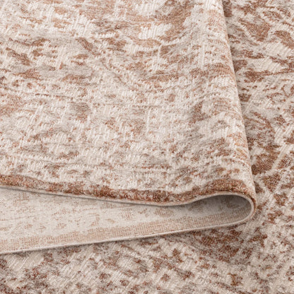 Solenne Beige & Rust Distressed Vintage Rug
