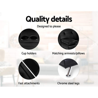 Artiss Futon Sofa Bed