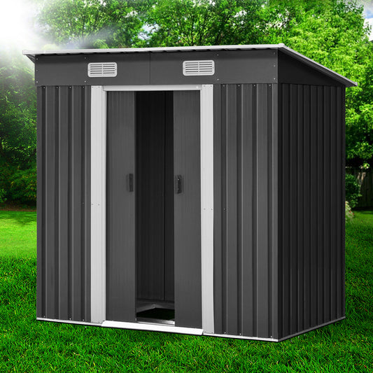 Giantz Garden Shed Outdoor Storage Sheds Tool Workshop 1.94x1.21M with Base