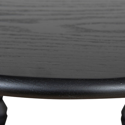 52cm Side Table - Full Black