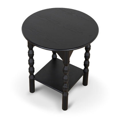 52cm Side Table - Full Black