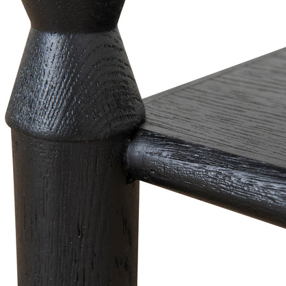 52cm Side Table - Full Black