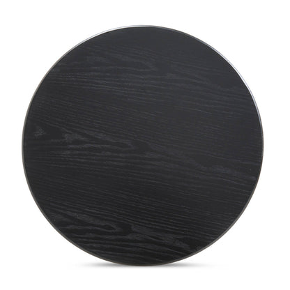 52cm Side Table - Full Black