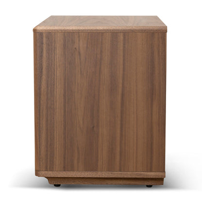 50cm Bedside Table - Walnut