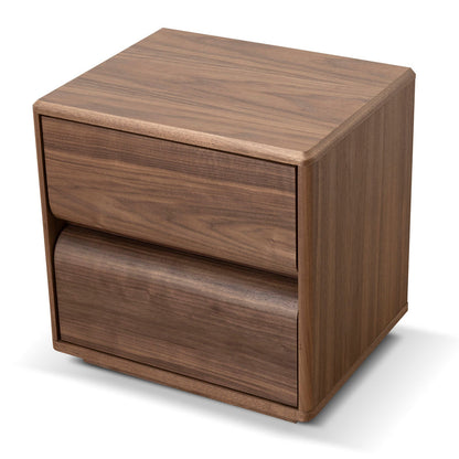 50cm Bedside Table - Walnut