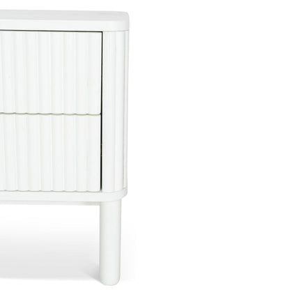 Bedside Table - Warm White