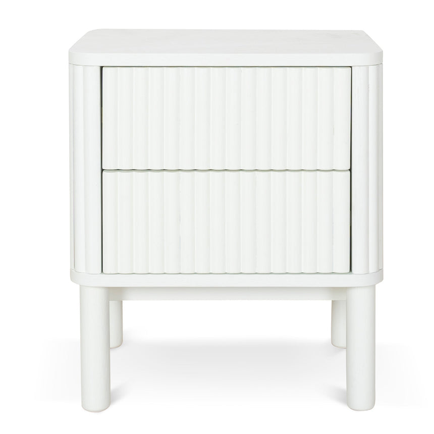 Bedside Table - Warm White