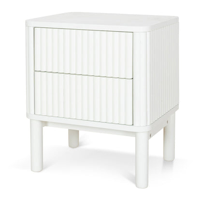 Bedside Table - Warm White
