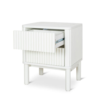 Bedside Table - Warm White