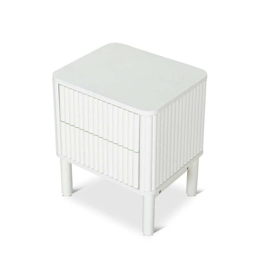 Bedside Table - Warm White