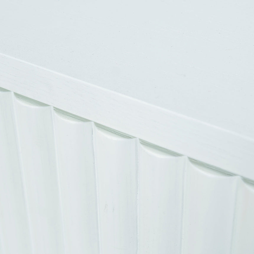 Bedside Table - Warm White